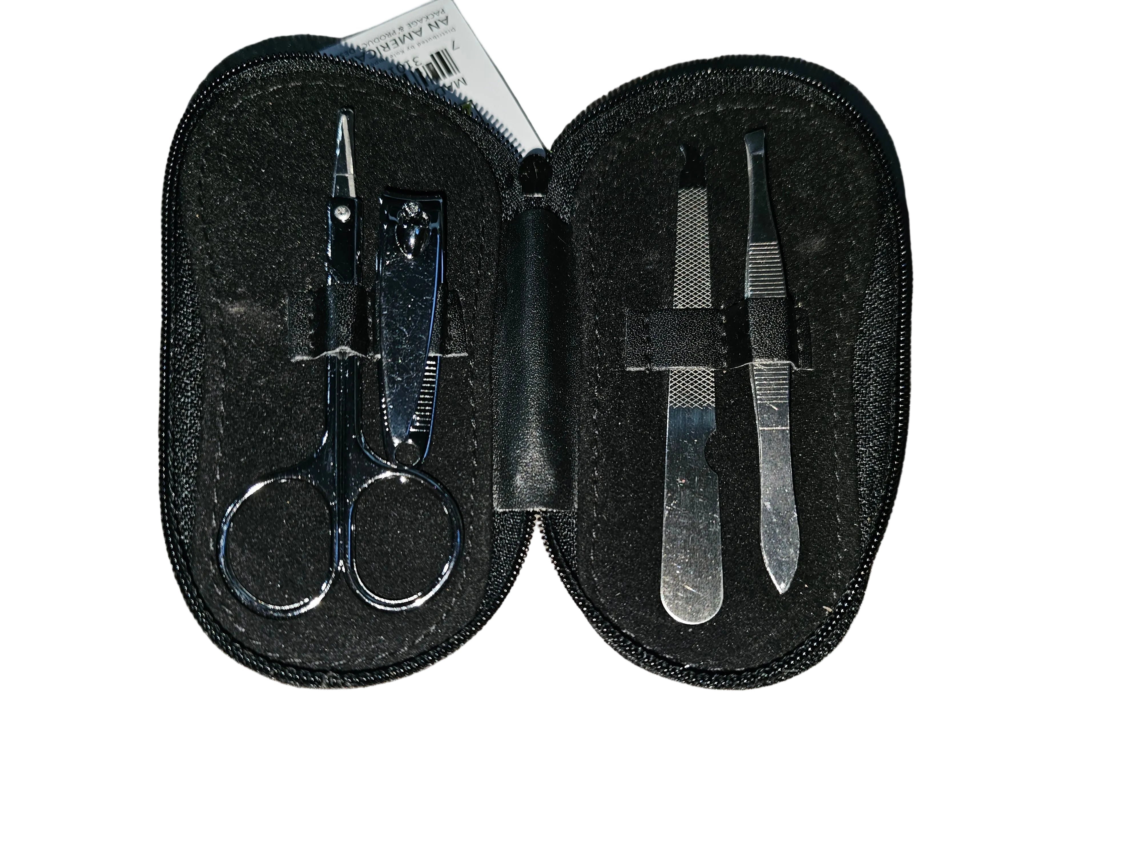 Moo-tiful Cow Print Sandal Manicure Set - 4 Piece: The Perfect Gift for Cow Lovers!