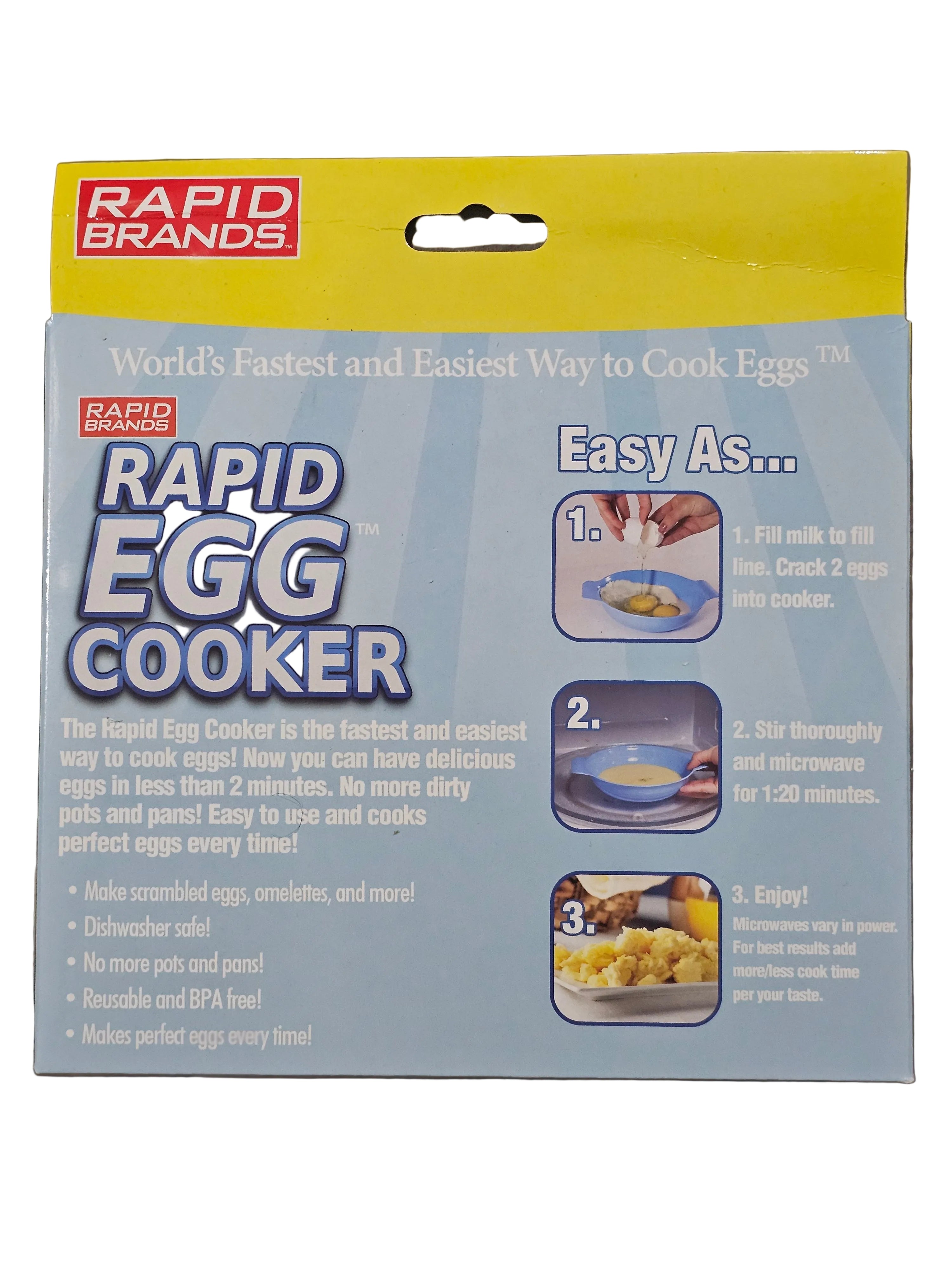 Effortlessly Cook Perfect Eggs Every Time with our Rapid Egg Cooker Bowl