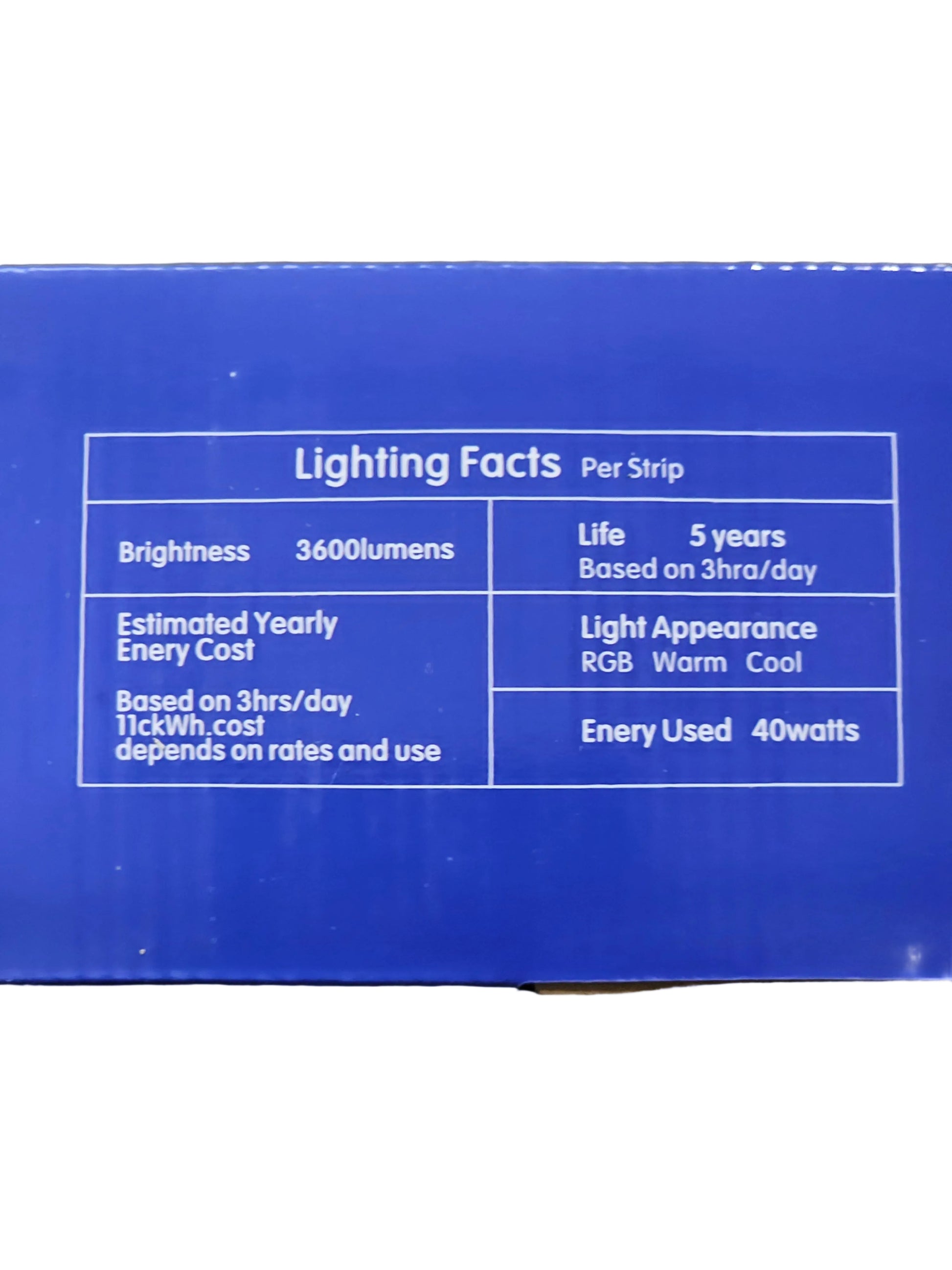 Vibrant RBG LED Strip Lights for Stunning Ambiance - 32' With Remote Control