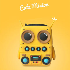 Cute Robot Bluetooth Speaker (Portable Wireless Mini Speaker, 5–8 Hour Battery)-1