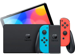 Nintendo Switch Gaming Console with Neon Blue and Neon Red Joy‑Con - Play at Home and On-the-Go