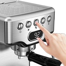 Geek Chef 20 Bar Espresso Machine with Milk Frother – 1.8L, Stainless Steel-8