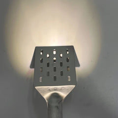 GRILLIGHT 2-piece stainless steel grill tool set with integrated LED lights for night grilling