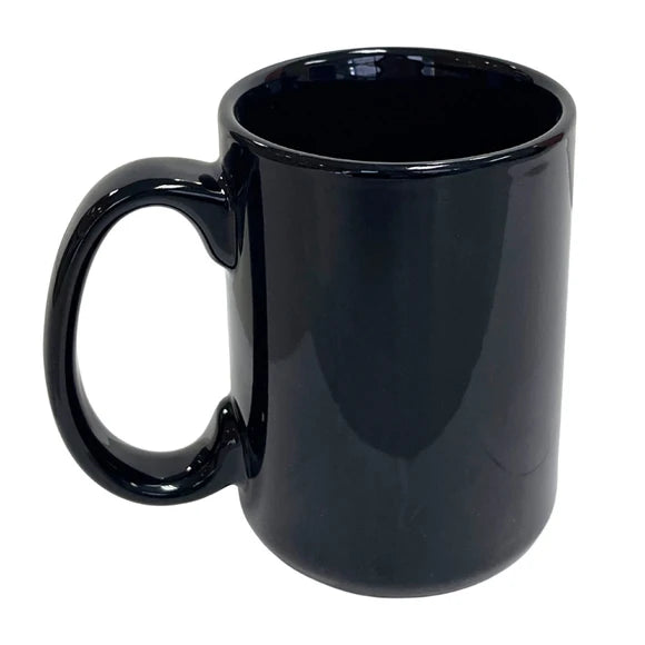 15oz Jumbo Black Ceramic Coffee Mug – 36 Pack Case-1