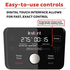 Instant Pot Precision 6-Quart Dutch Oven | 5-in-1 Enameled Cast Iron Multi-Cooker for Braising, Searing, Slow Cooking & Table-Ready Serving-3