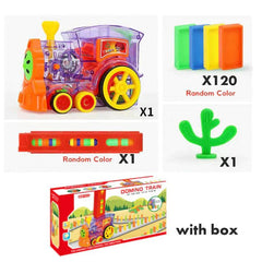 Automatic Laying Dominoes Train - Great Fun for Kids and Adults!