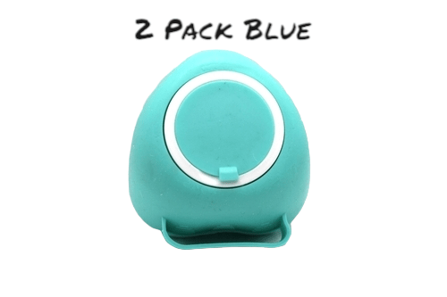2 Pack BrushPro-Dog Bath Brush 2 Pack Blue