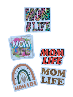 Mom Life 50-Pack Decorative Stickers - Personalization & Scrapbooking Essentials for Mothers