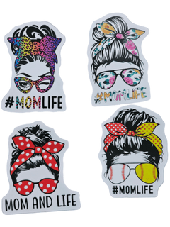 Mom Life 50-Pack Decorative Stickers - Personalization & Scrapbooking Essentials for Mothers