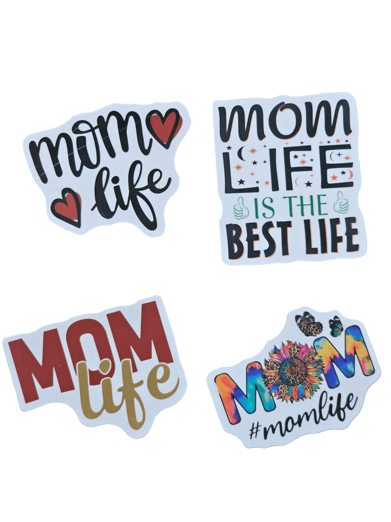 Mom Life 50-Pack Decorative Stickers - Personalization & Scrapbooking Essentials for Mothers