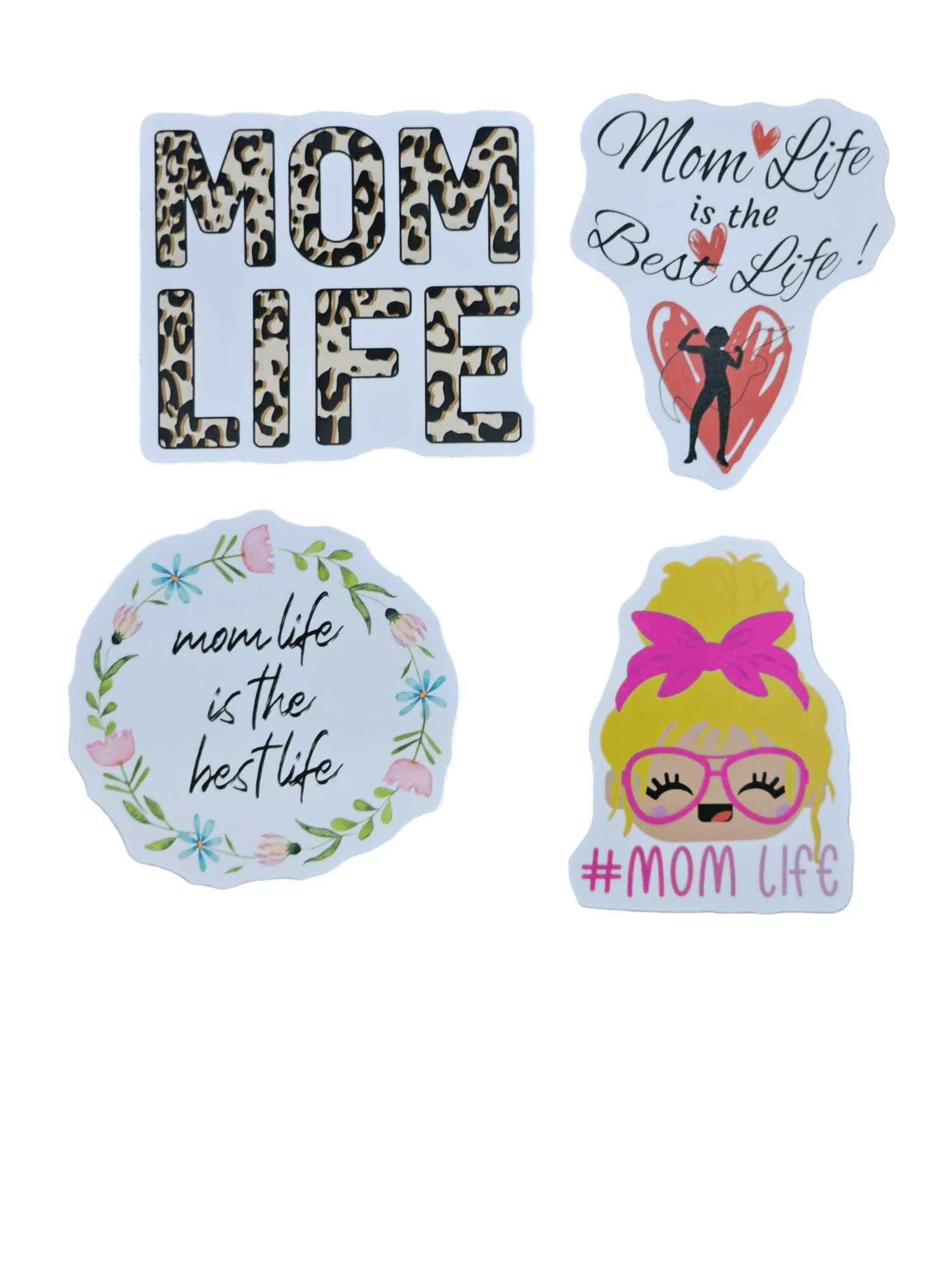 Mom Life 50-Pack Decorative Stickers - Personalization & Scrapbooking Essentials for Mothers