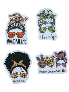 Mom Life 50-Pack Decorative Stickers - Personalization & Scrapbooking Essentials for Mothers