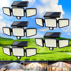 3 Pack Outdoor Solar Lights, Motion Sensor Security Lights for Porch, Garage, Yard Entrance, Patio-17
