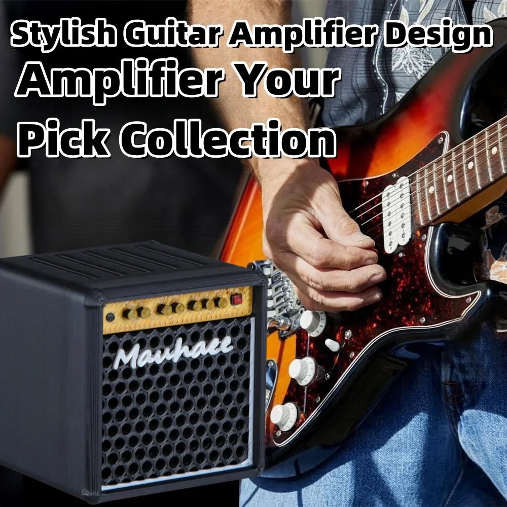 AmpGod Pick Vault – 3D Printed Guitar Pick Holder Shaped Like a Mini Amp for Rockers Who Never Miss a Riff-5