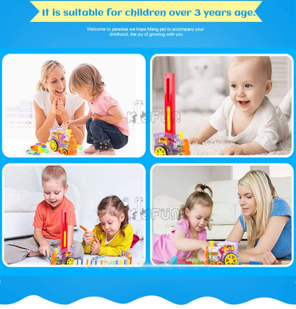 Automatic Laying Dominoes Train - Great Fun for Kids and Adults!