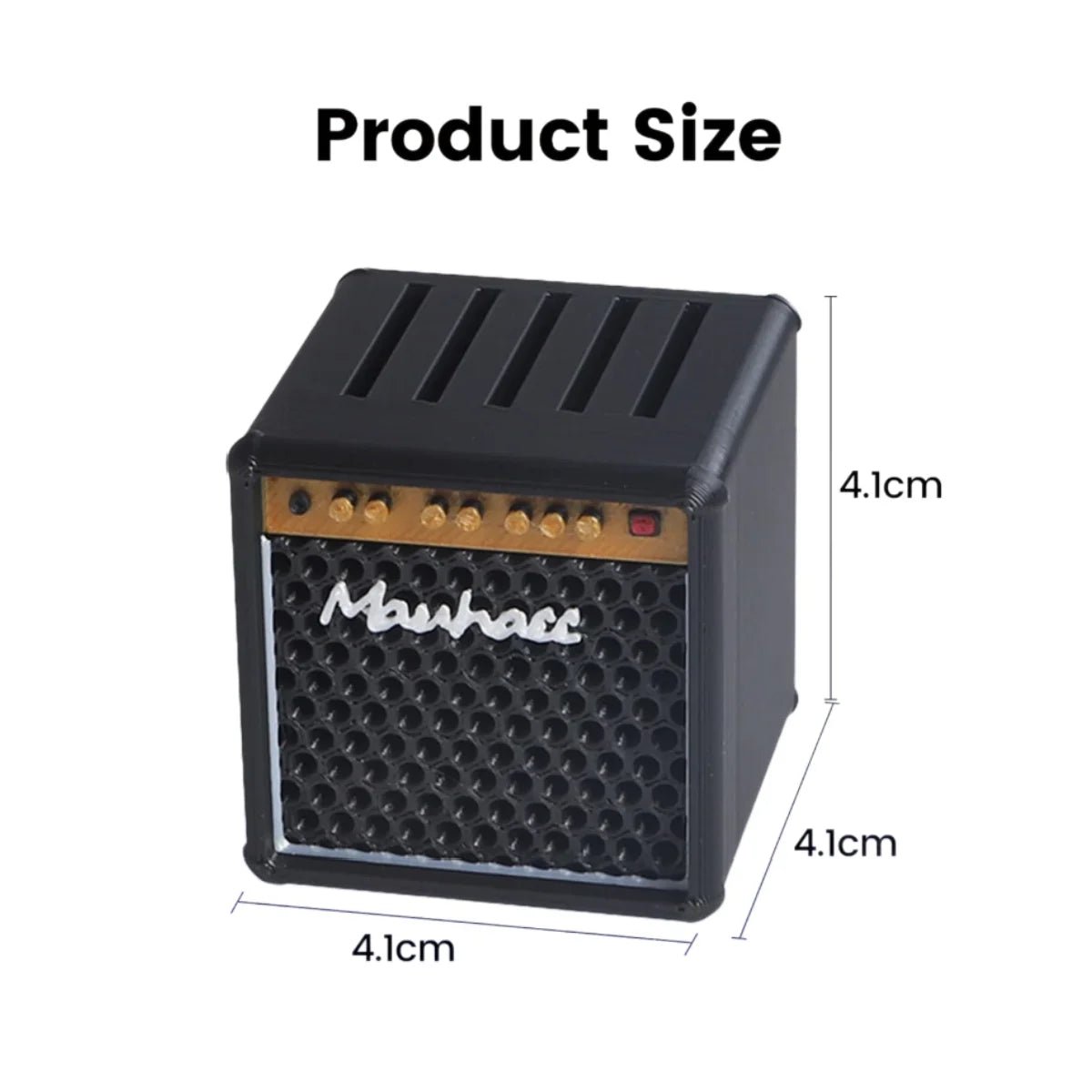 AmpGod Pick Vault – 3D Printed Guitar Pick Holder Shaped Like a Mini Amp for Rockers Who Never Miss a Riff-2