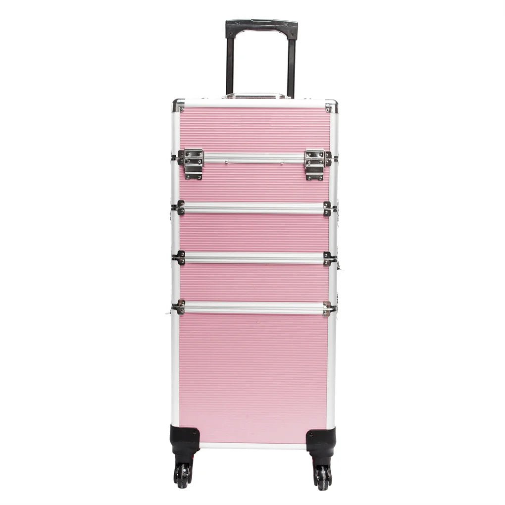 Makeup Trolley Case 4 In 1 With Wheels Lock-7