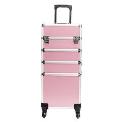 Makeup Trolley Case 4 In 1 With Wheels Lock-7