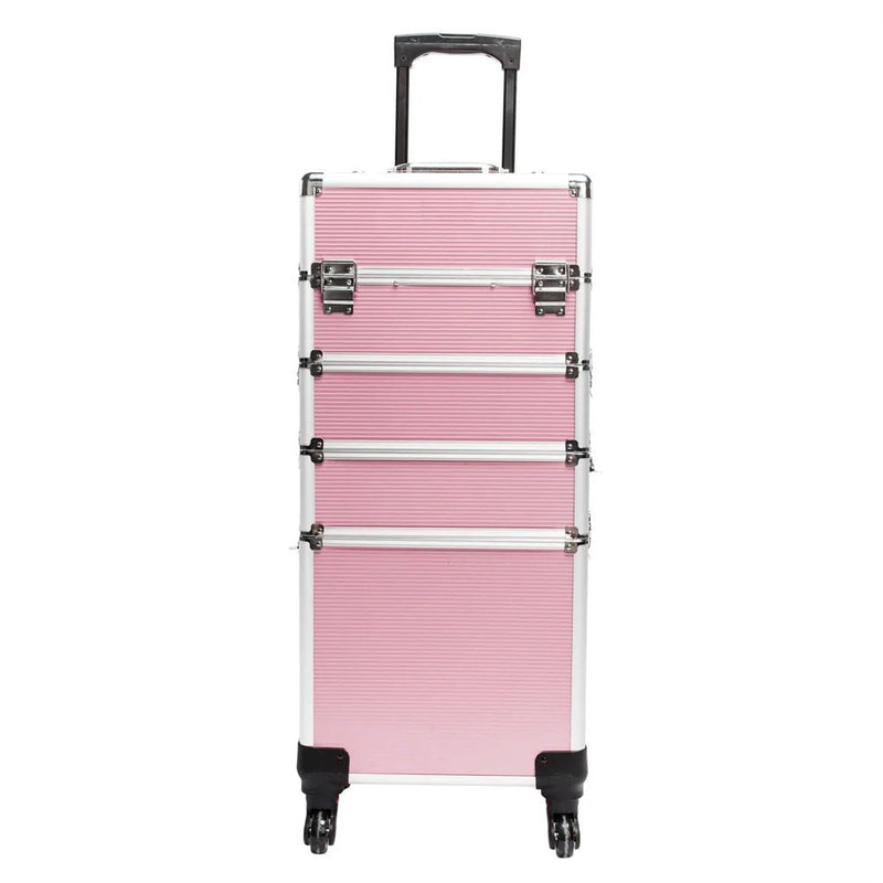 Makeup Trolley Case 4 In 1 With Wheels Lock-7