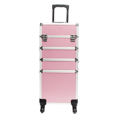 Makeup Trolley Case 4 In 1 With Wheels Lock-6