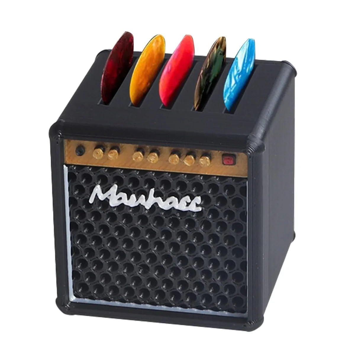 AmpGod Pick Vault – 3D Printed Guitar Pick Holder Shaped Like a Mini Amp for Rockers Who Never Miss a Riff-7