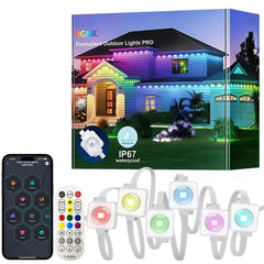 Outdoor Lights 300ft IP67 Eaves with App & Music Sync-8