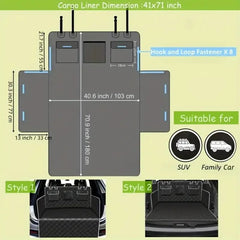 Waterproof Non-Slip SUV Cargo Liner For Large Dogs-5
