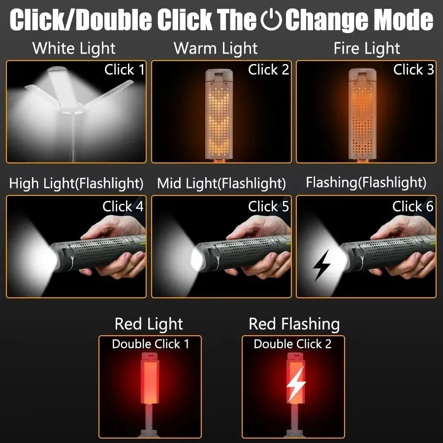 GlowFold™ Retractable Camping Lantern-3