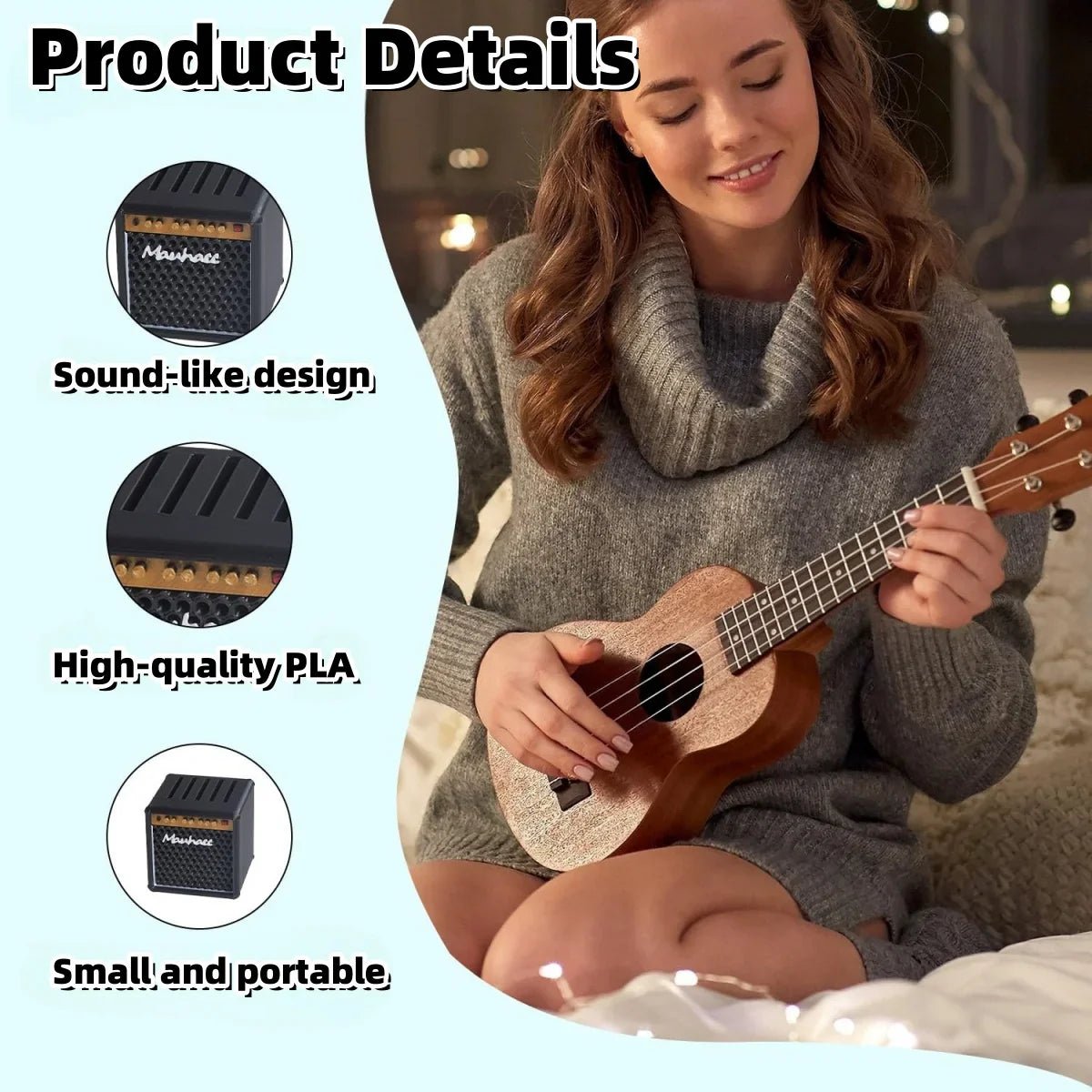 AmpGod Pick Vault – 3D Printed Guitar Pick Holder Shaped Like a Mini Amp for Rockers Who Never Miss a Riff-3