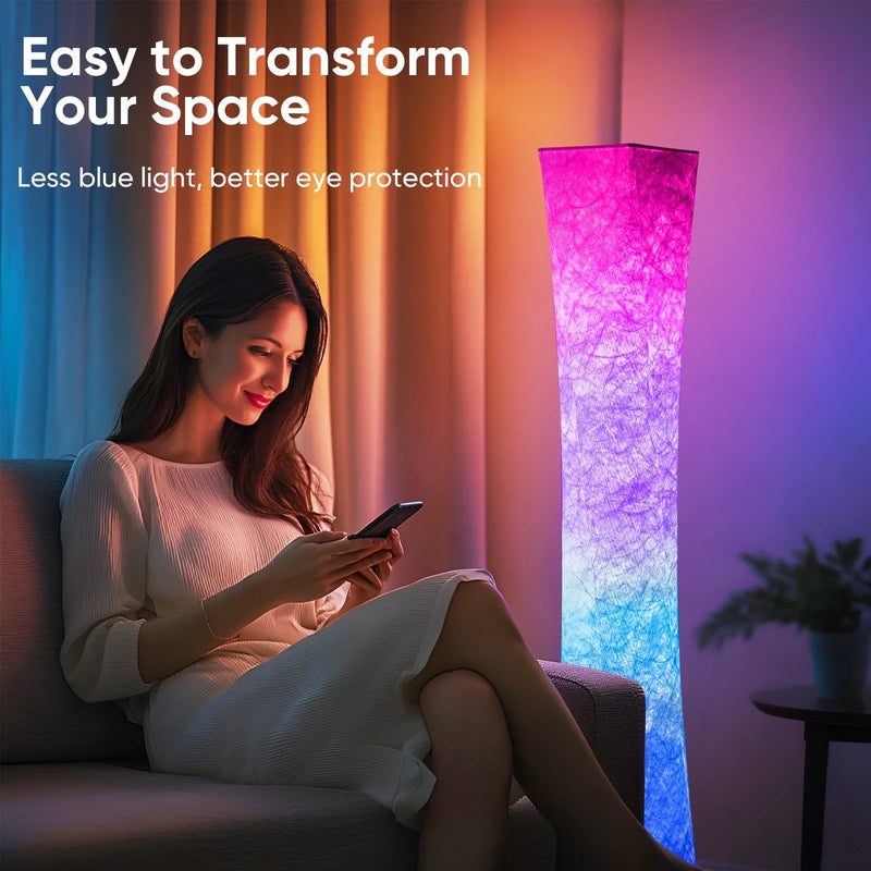 Simple Design Soft Light Floor Lamp,-6