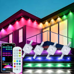 Outdoor Lights 300ft IP67 Eaves with App & Music Sync-1