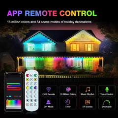 Outdoor Lights 300ft IP67 Eaves with App & Music Sync-2