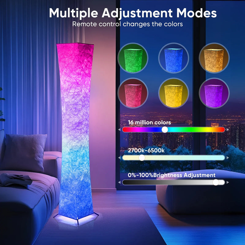 Simple Design Soft Light Floor Lamp,-2
