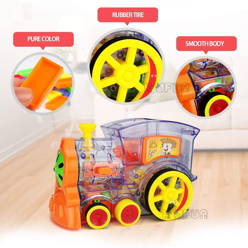 Automatic Laying Dominoes Train - Great Fun for Kids and Adults!