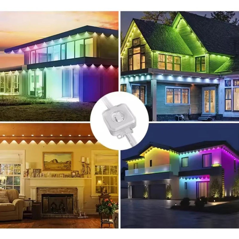 Outdoor Lights 300ft IP67 Eaves with App & Music Sync-4