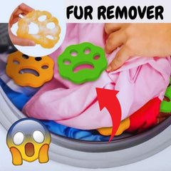 Fur Zapper pet hair remover 2-pack for washer and dryer to remove dog and cat hair from laundry