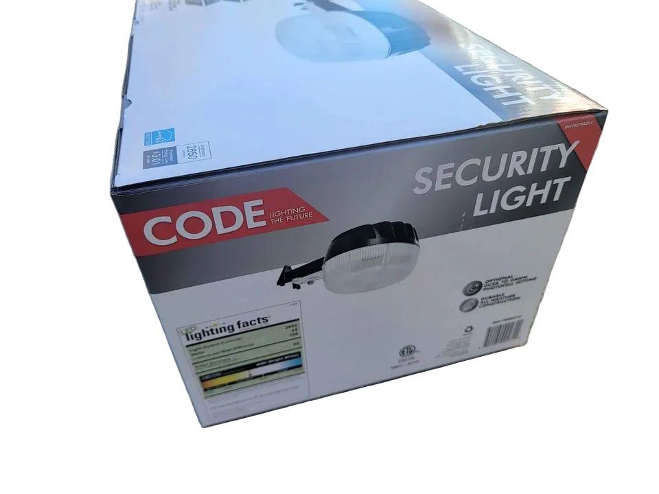 Outdoor LED security flood lights for driveway, barn, garage, and shop lighting in a brand new overstock 2-pack